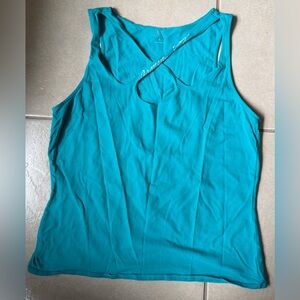 Armani Exchange A/X Womens Size XL Teal Tank Top